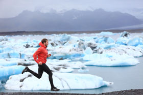 Coureur l'hiver